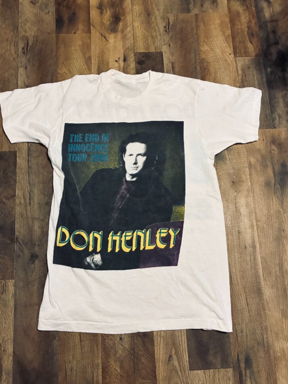 Vintage 1990 Don Henley Tour Shirt End Of The Innocence Rock Band Tee NO TAG